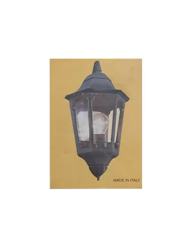 Noble iluminación 3102//22//nyve media lámpara de pared negro//verde